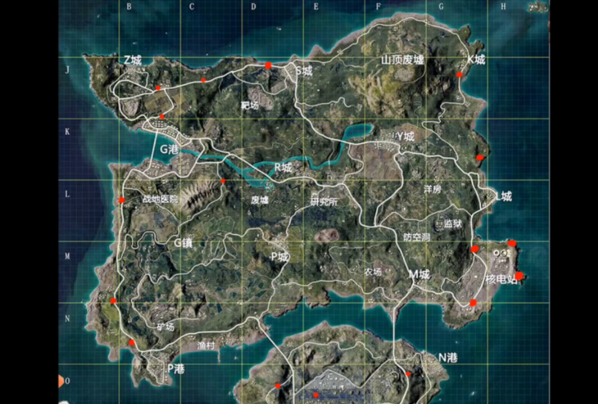绝地求生中哪些地方有飞机