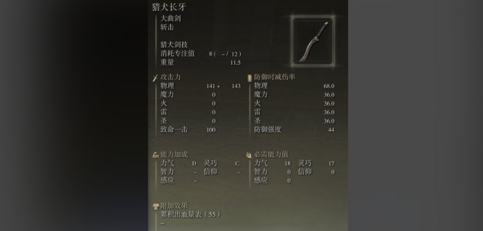 艾尔登法环猎犬长牙怎么装战灰