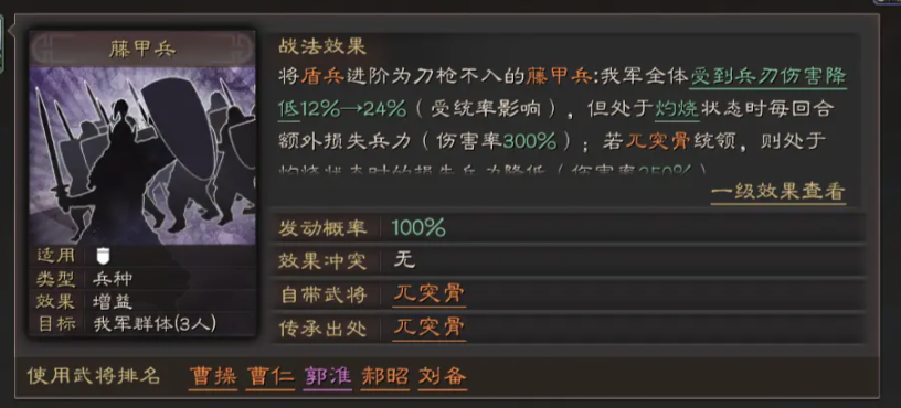 三国志战略版郭淮魏盾兵书怎么选
