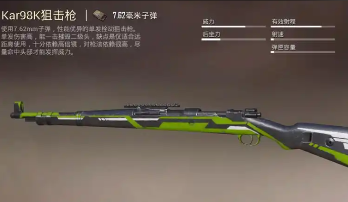 绝地求生中什么狙击枪好用