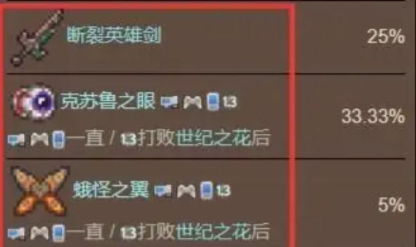 泰拉瑞亚怎么获得断裂英雄