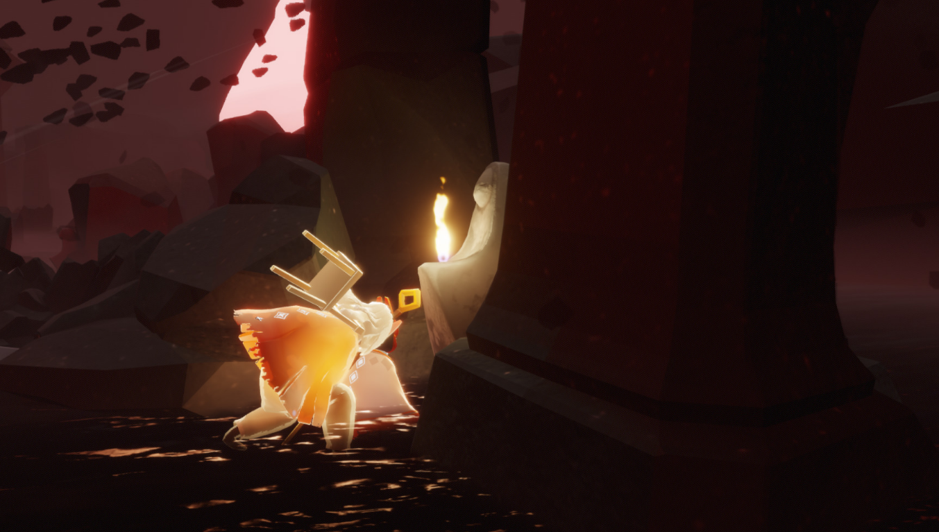 光遇暴风眼陨石怎么躲