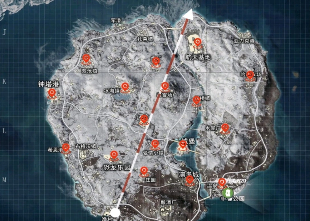 绝地求生的雪地地图怎么玩