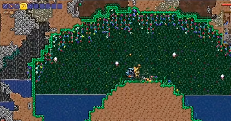 泰拉瑞亚如何快速找到石中剑