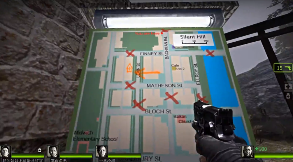 求生之路2寂静岭第一关在哪 求生之路2寂静岭第一关在哪