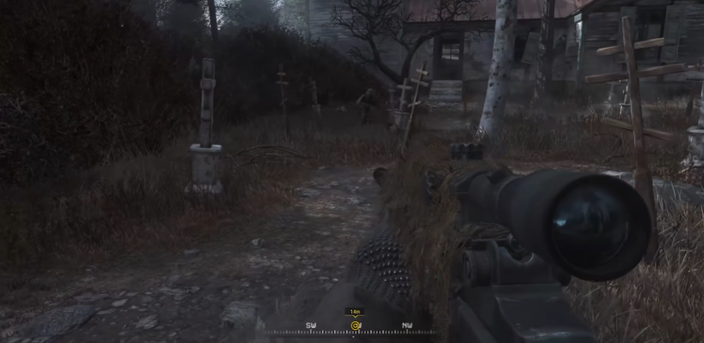 使命召唤4狙击任务怎么打