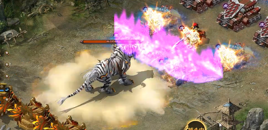 攻城掠地如何快速获得战兽白虎