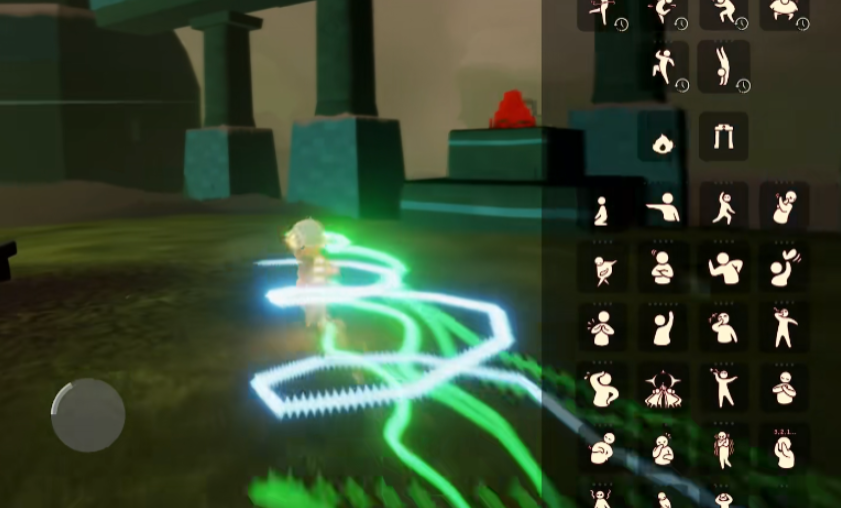 光遇如何连续旋转