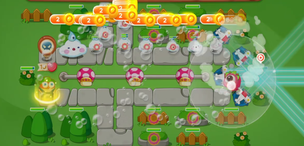 保卫萝卜公园55关怎么打