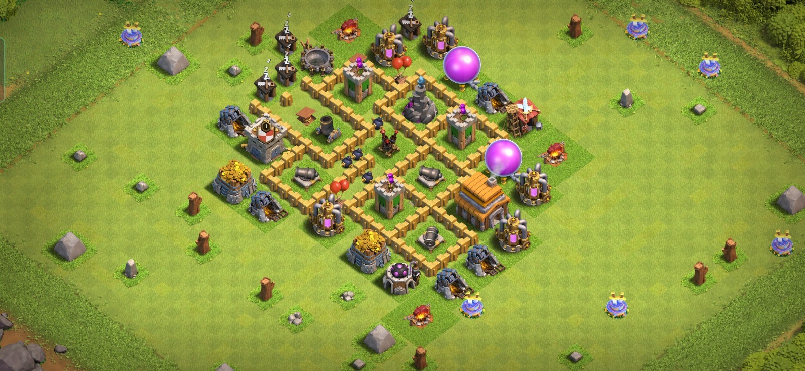 部落冲突如何隐藏建筑