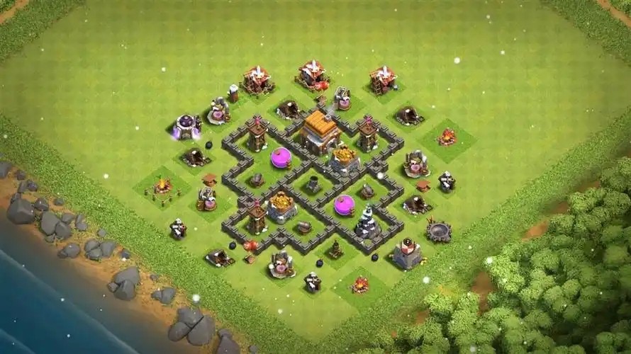 部落冲突如何隐藏建筑