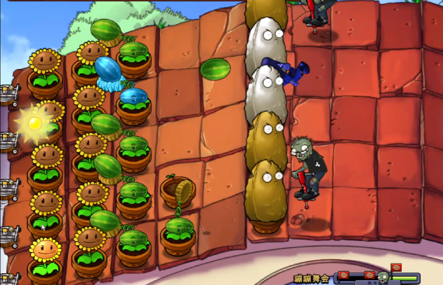 植物大战僵尸蹦蹦舞会怎么打