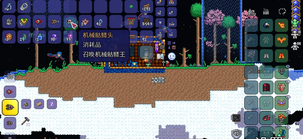 泰拉瑞亚如何召唤机械boss