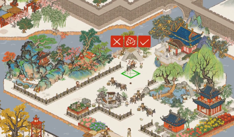 江南百景图怎么拓展地方