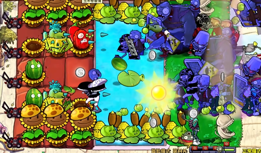 植物大战僵尸​第44关怎么过关